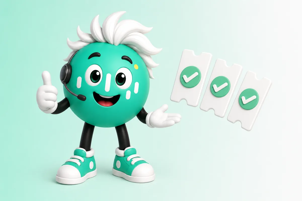 zep with a headset resolving recurring support tickets automatically